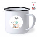 Mug vintage personnalisé pour cadeaux de baptême