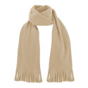 Écharpe et bonnet beige à offrir à une femme pour Noël