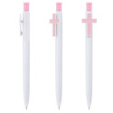 Stylo pour les détails des invités avec croix décorative