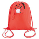 Sac à dos pliable coccinelle avec corde personnalisée étiquetée Frozen