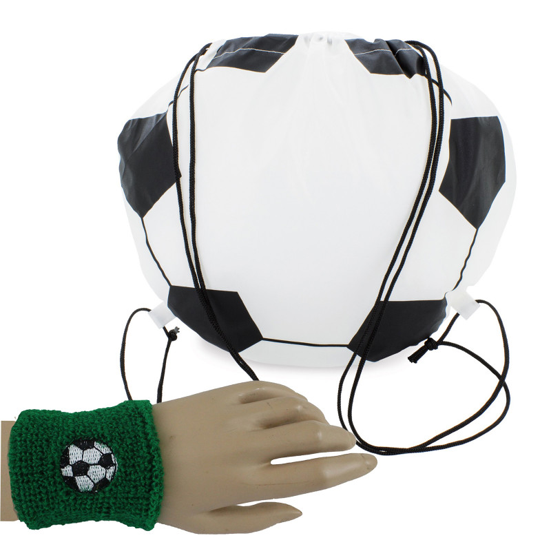 Sac à dos de football et bracelet de poignet pour enfants