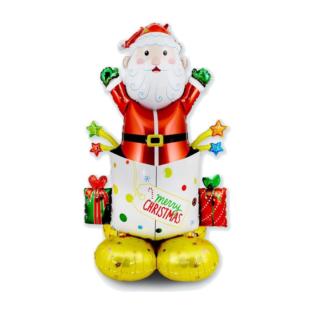 Ballon père Noël 118 cm pour décorer Noël