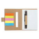 Cahier éco avec autocollant au design d'éléphant personnalisable pour des détails