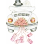 Autocollants pour voiture de mariage