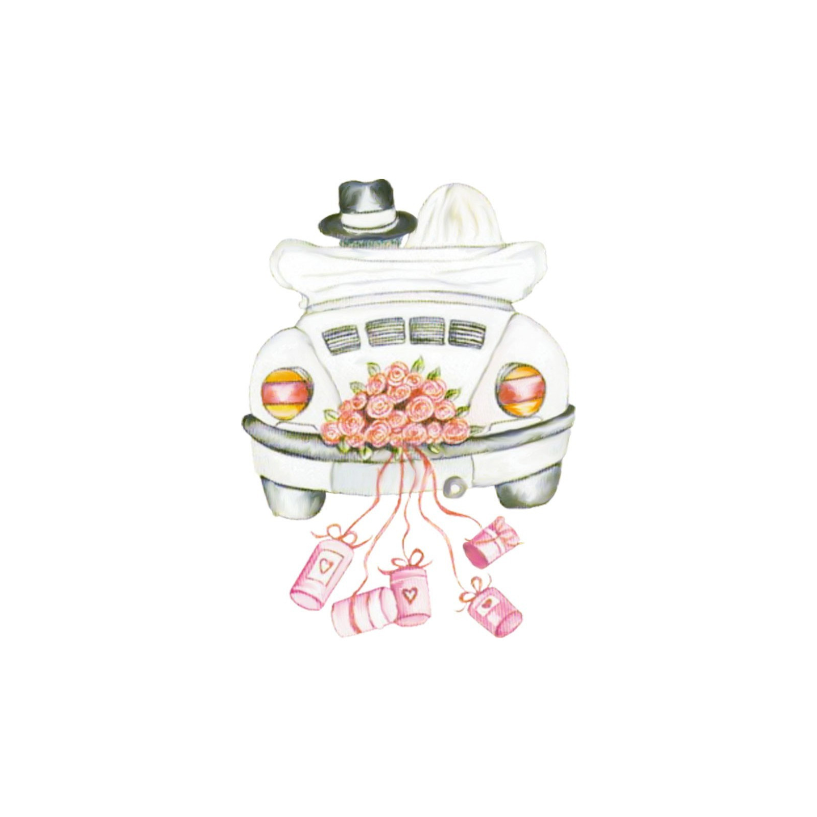 Autocollants pour voiture de mariage