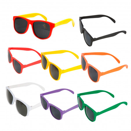 Lunettes de soleil avec monture de diverses couleurs à offrir