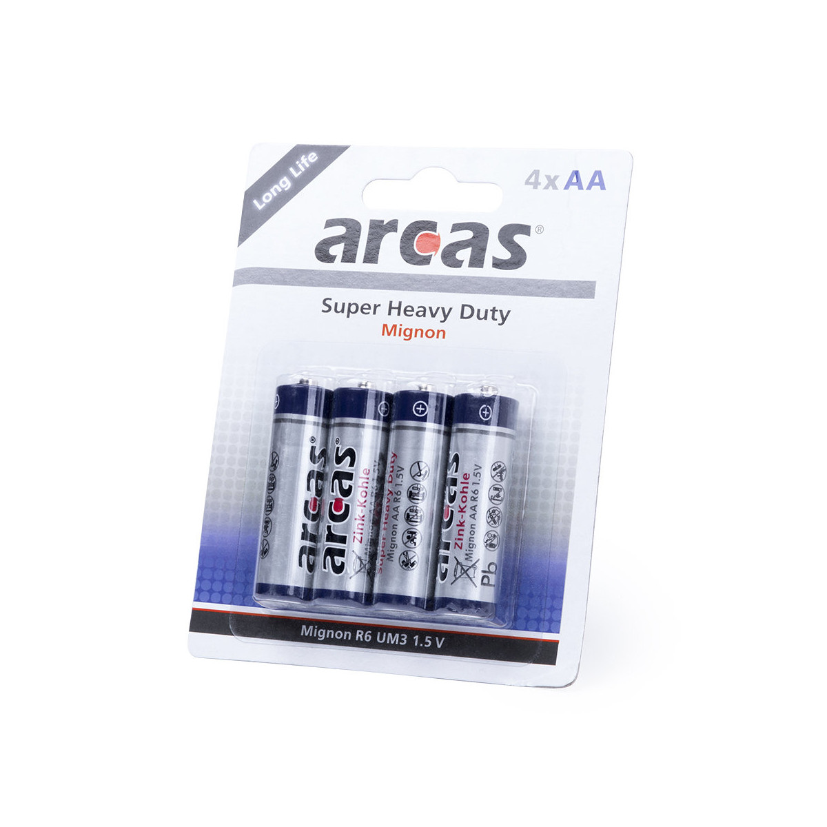 Blister de 4 piles 1,5V AA/R06