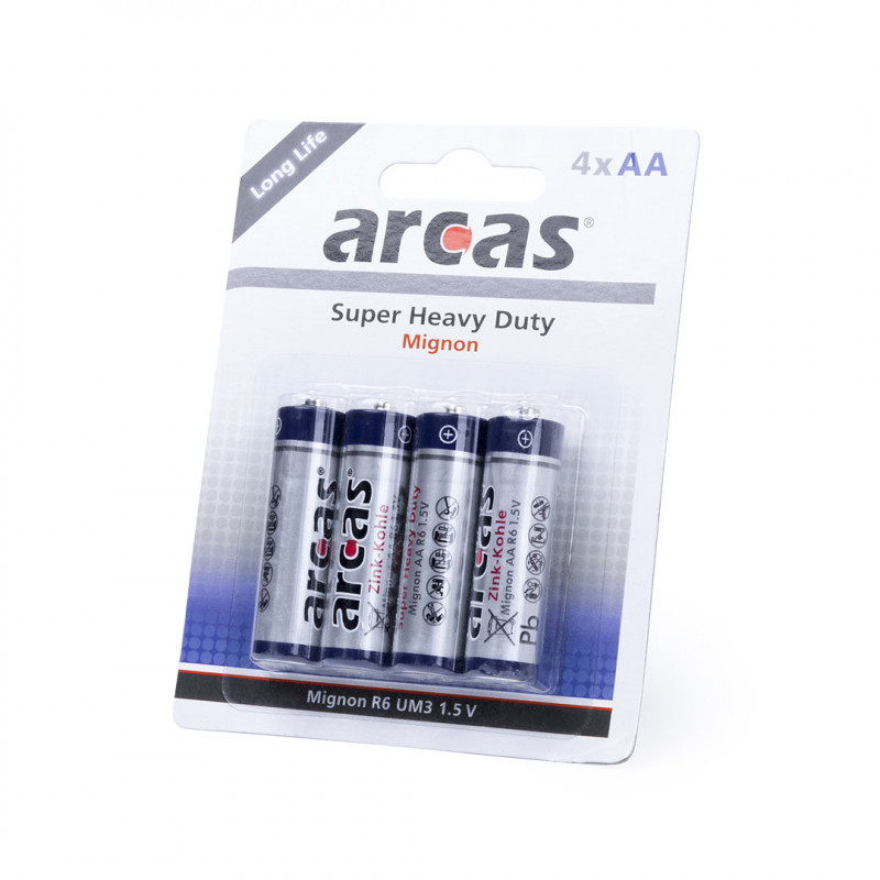Blister de 4 piles 1,5V AA/R06