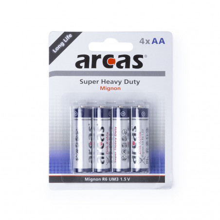 Blister de 4 piles 1,5V AA/R06