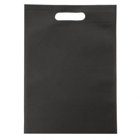 Échiquier pliable en bois dans un sac en tissu noir avec autocollant de communion