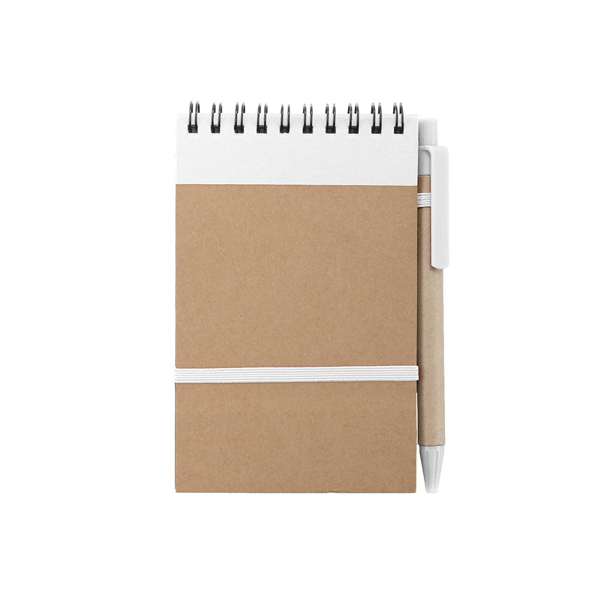 Cahier ecocard couleur blanche