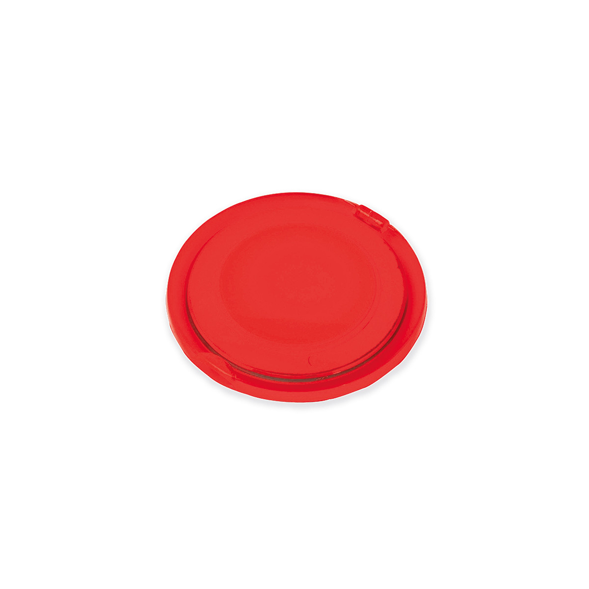 Miroir double pliable rouge