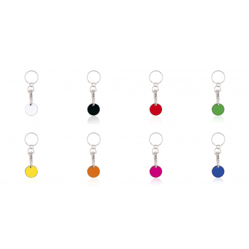 Porte-clés avec pièce métallique