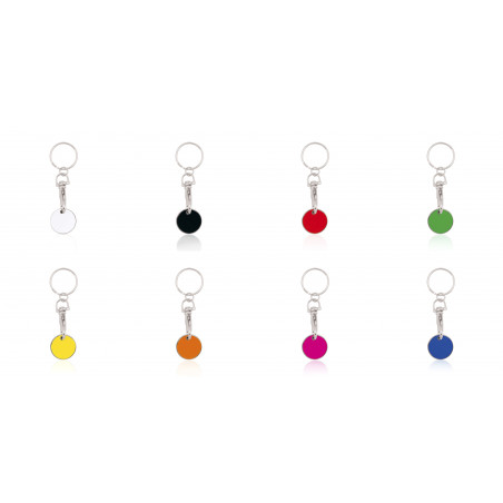 Porte-clés avec pièce métallique