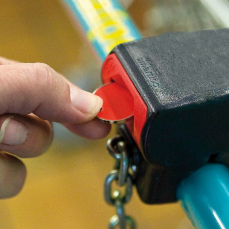 Porte-clés avec pièce métallique