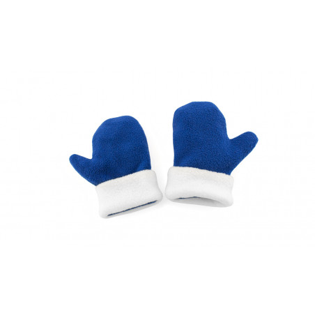 Gants polaires bleus pour enfants et sucette en sachet avec autocollant de Frozen pour invités