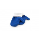 Gants polaires bleus pour enfants et sucette en sachet avec autocollant de Frozen pour invités
