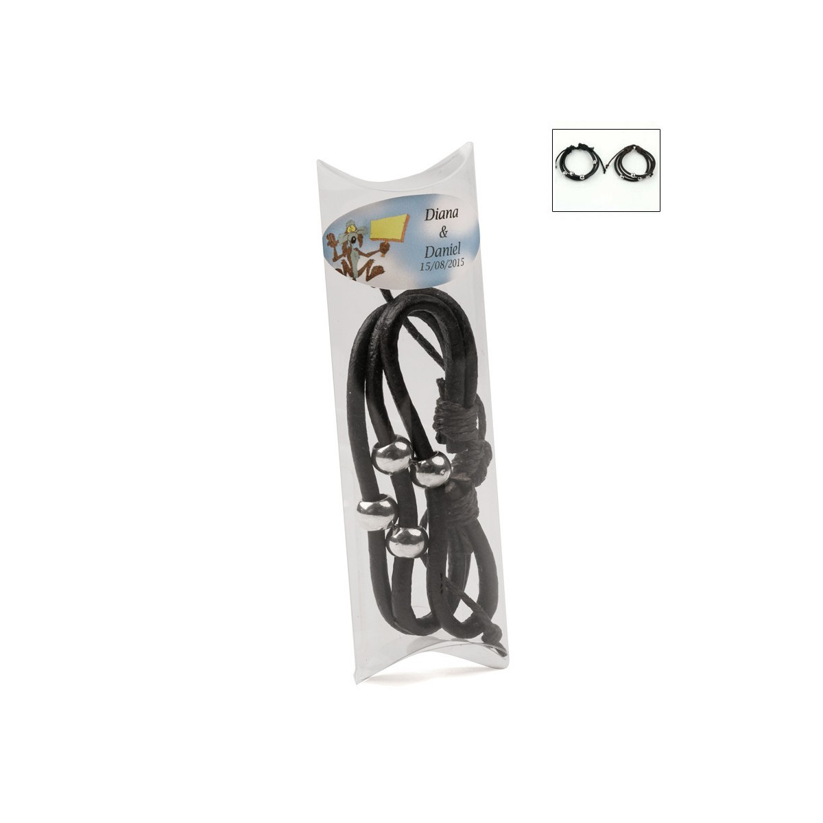 Bracelet à offrir lors de mariages personnalisé