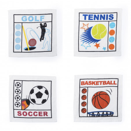 Serviette de sport football, basketball, golf et tennis