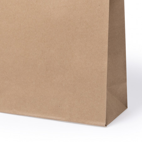 Sac en papier kraft avec poignées torsadées Idéal pour les événements et les cadeaux