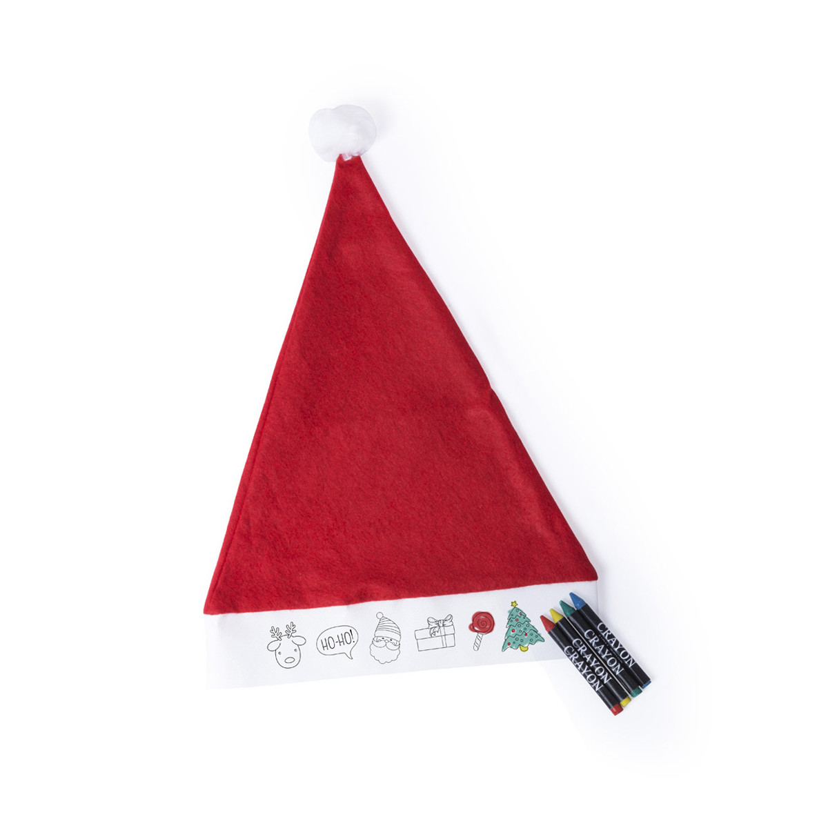 Bonnet de Père Noël à peindre