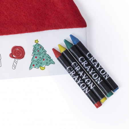 Bonnet de Père Noël à peindre