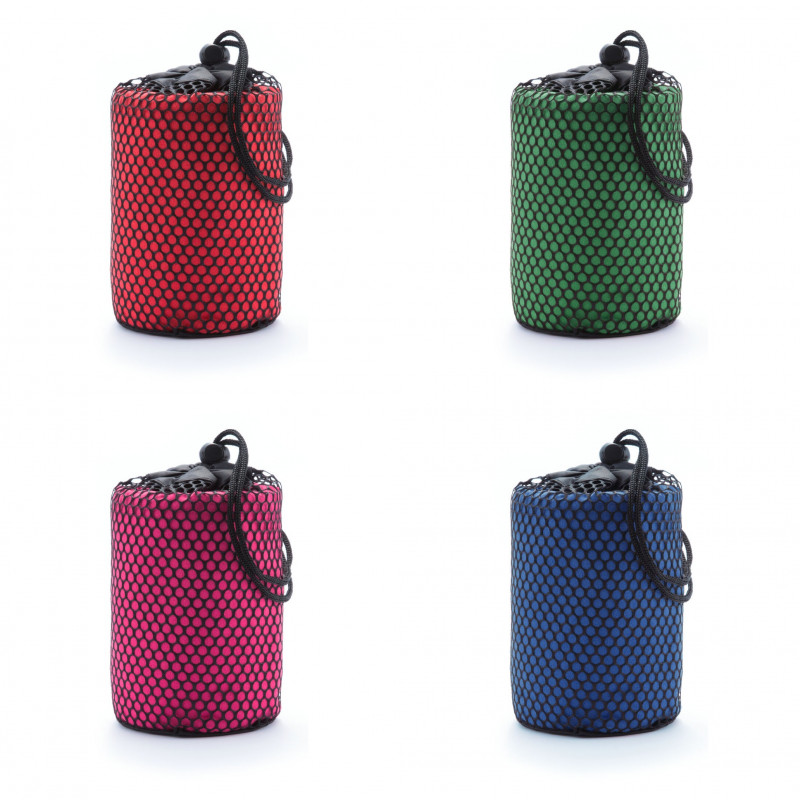 Serviette en microfibres colorées