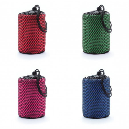 Serviette en microfibres colorées