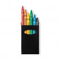 Boîte de crayons de couleur noire