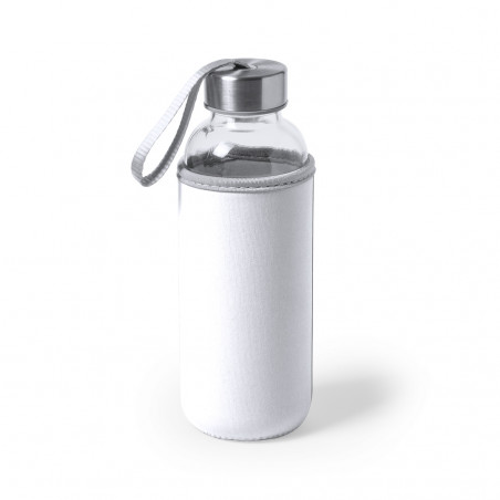Bidon en Verre avec Housse en Néoprène 420ml : Le détail écologique, coloré et pratique pour vos événements