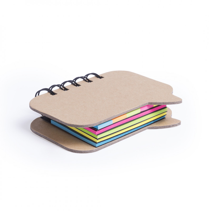 Bloc-notes autocollants au design de bulle original et écologique