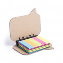 Bloc-notes autocollants au design de bulle original et écologique