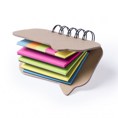 Bloc-notes autocollants au design de bulle original et écologique