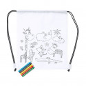 Cadeau de sac à dos pour enfants à colorier