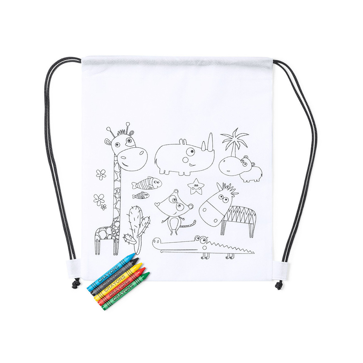 Cadeau de sac à dos pour enfants à colorier