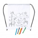 Cadeau de sac à dos pour enfants à colorier