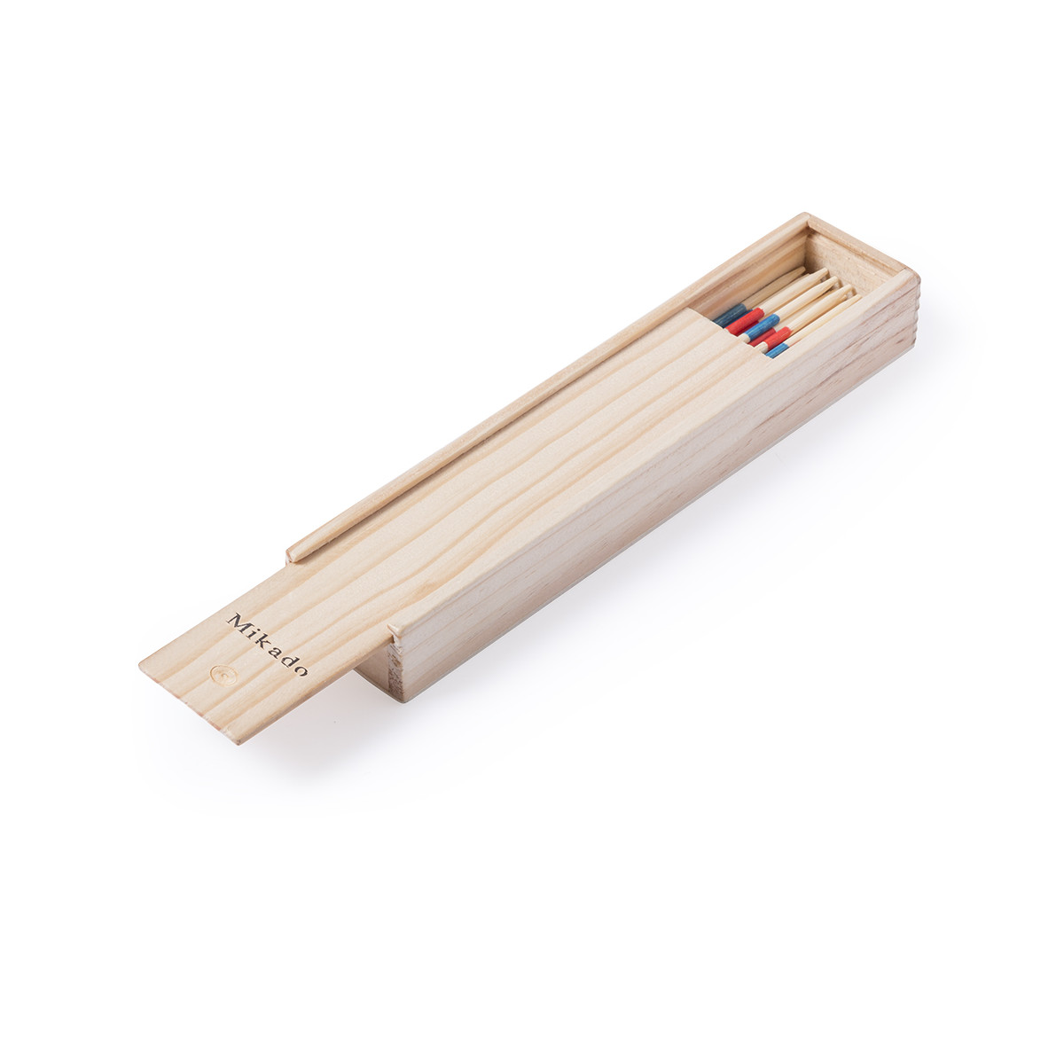 Jeu de Compétence Mikado dans une Boîte en Bois Un Classique Amusant