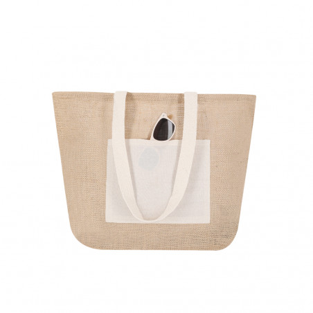 Sac en jute et coton écologique pour événements