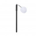 Stylo pompon blanc