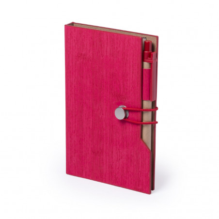 Bloc-notes en similicuir avec stylo