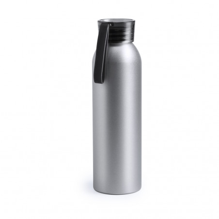 Bidon en Aluminium 650 ml avec Bouchon de Sécurité et Sangle de Transport