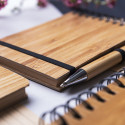 Carnet de poche avec spirale et stylo assorti