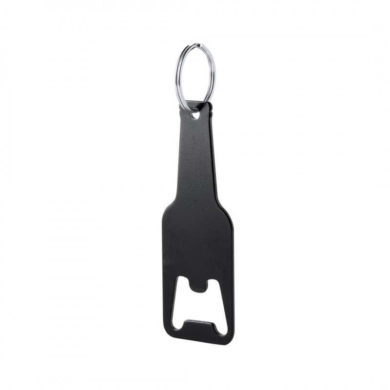 Porte-clés ouvre-bouteille en aluminium