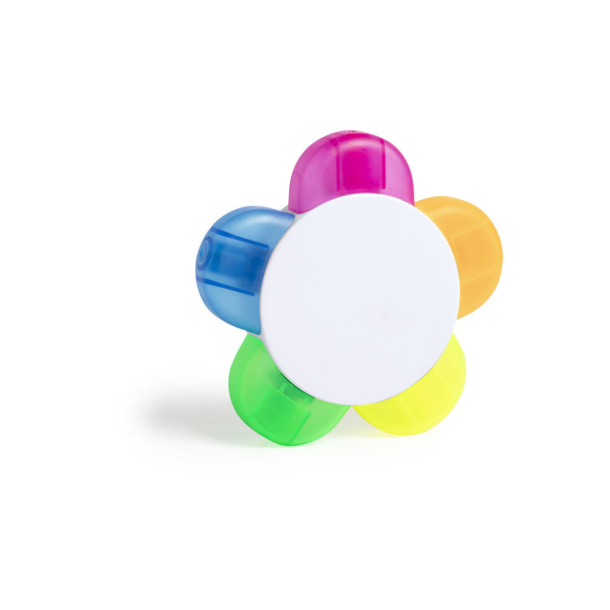 Marqueur en forme de fleur multicolore Détail original pour événements