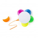 Marqueur en forme de fleur multicolore Détail original pour événements