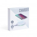 Chargeur sans fil à chargement rapide blanc