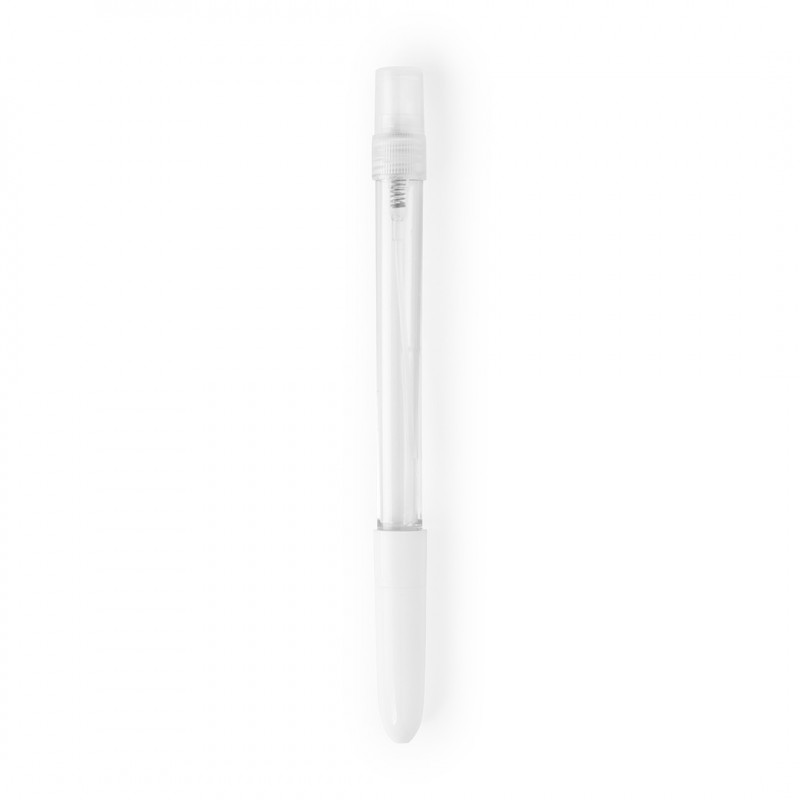 Stylo blanc désinfectant avec pulvérisateur rechargeable idéal contre le coronavirus