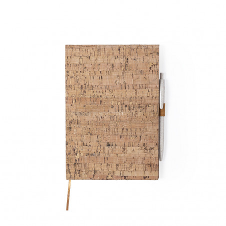 Carnet avec couverture rigide en liège naturel