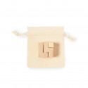 Jeu d\'habileté en bois avec sac de présentation