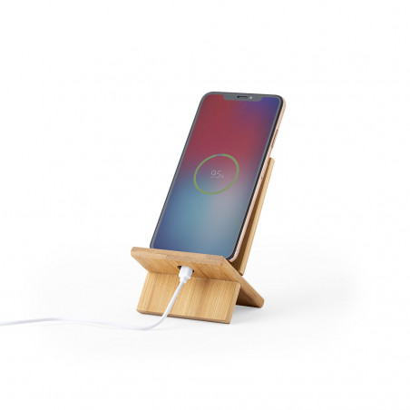 Support pour mobiles en bambou deux pièces